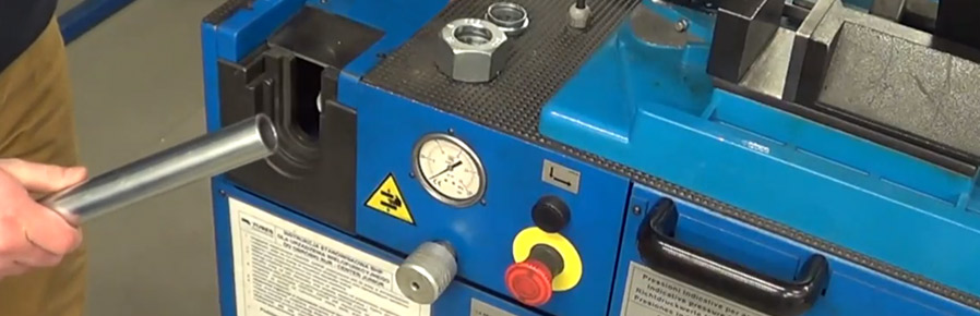 Cutting ring assembling and tube flaring machines