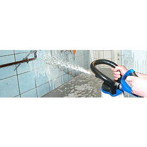 Foam cleaning, spraying and dosing devices