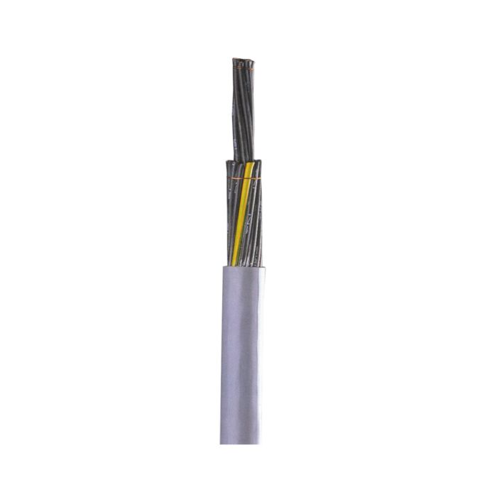 PVC control cable, flexible 3x1,5 mm², Grey